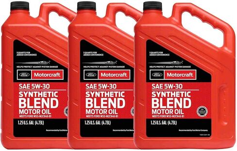 Genuine OEM SAE 5W-30 Premium Synthetic Blend Motor Oil - 15 Quart in Saudi Arabia