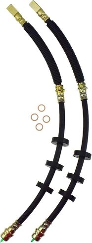 2Pcs Front Left & Right Brake Hydraulic Hose Fit for Ford Focus 2008-2011 2.0L 2.5L H621036, AS4Z2078A, H621037, AS4Z2078B in Saudi Arabia