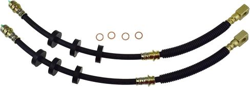 2Pcs Front Left & Right Brake Hydraulic Hose Fit for Ford Focus 2008-2011 2.0L 2.5L H621036, AS4Z2078A, H621037, AS4Z2078B in Saudi Arabia
