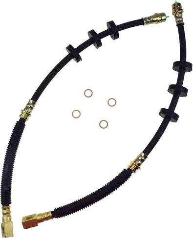 2Pcs Front Left & Right Brake Hydraulic Hose Fit for Ford Focus 2008-2011 2.0L 2.5L H621036, AS4Z2078A, H621037, AS4Z2078B in Saudi Arabia