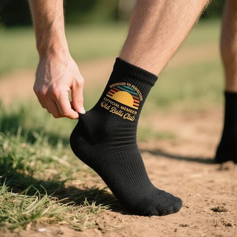 Funny Old Balls Club Socks – Birthday Gag Gift for Men – 40/50/60th Novelty Socks for Dad Husband Grandpa in Saudi Arabia