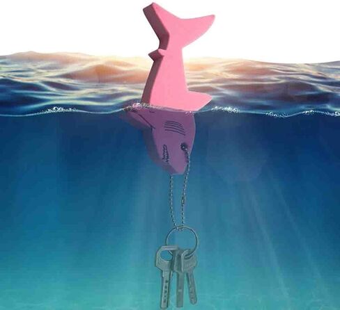 Floating Keychain for Boat Keys Marine Fishing Float Key Chain in Shark Style Floating Key Ring with Great Buoyance in Kuwait