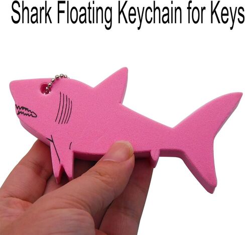Floating Keychain for Boat Keys Marine Fishing Float Key Chain in Shark Style Floating Key Ring with Great Buoyance in Kuwait