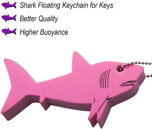 Floating Keychain for Boat Keys Marine Fishing Float Key Chain in Shark Style Floating Key Ring with Great Buoyance in Kuwait