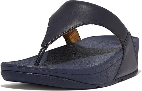 FitFlop Women's Lulu Shimmer Toe-Post Sandal, All Black, Size 5 in Saudi Arabia
