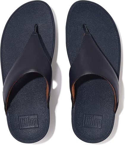 FitFlop Women's Lulu Shimmer Toe-Post Sandal, All Black, Size 5 in Saudi Arabia