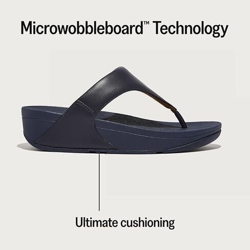 FitFlop Women's Lulu Shimmer Toe-Post Sandal, All Black, Size 5 in Saudi Arabia