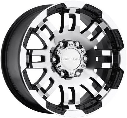 Vision Warrior 20 Black Wheel / Rim 6x135 with a 0mm Offset and a 87.1 Hub Bore. Partnumber 375-2936GBMF0 in Saudi Arabia