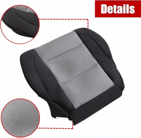 NLQR Front Driver Side Bottom Replacement Cloth Seat Cover Compatible with Nissan Titan 2004 2005 2006 2007 in Saudi Arabia