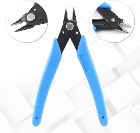 Bivethoi 3pcs قطع الأسلاك الصغيرة فلوش قطع القصاصات، قواطع قطرية صغيرة 3D الطابعة خيوط كماشة أداة، كماشة صغيرة صغيرة الرمز البريدي قطع التعادل لصنع المجوهرات نموذج (5 بوصة، أزرق فاتح) in Saudi Arabia