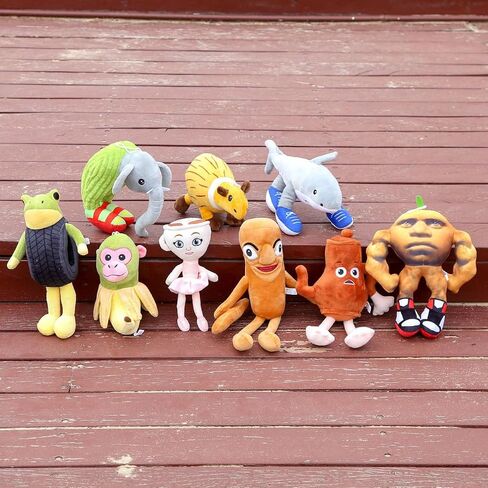 Italian Brainrot Keychain Tung Tung Sahur Plush Animal Wrist Strap Tralalero Collection Cute Keyring Accessories in Saudi Arabia
