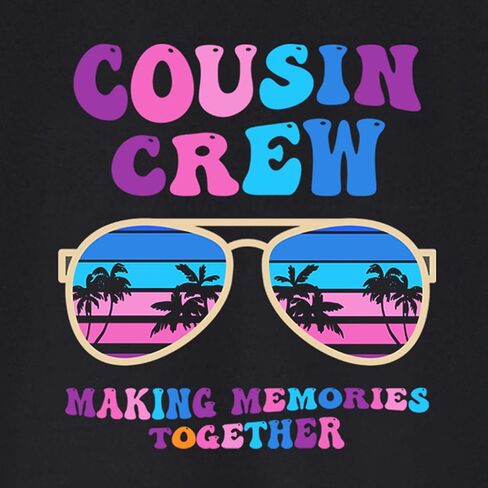 Cousin Crew Shirts for Kids Classic-Crewneck Cotton Tee for Ages 2-7 Years in Saudi Arabia