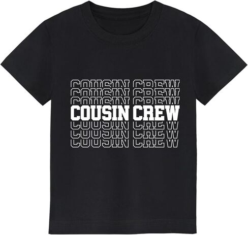 Cousin Crew Shirts for Kids Classic-Crewneck Cotton Tee for Ages 2-7 Years in Saudi Arabia