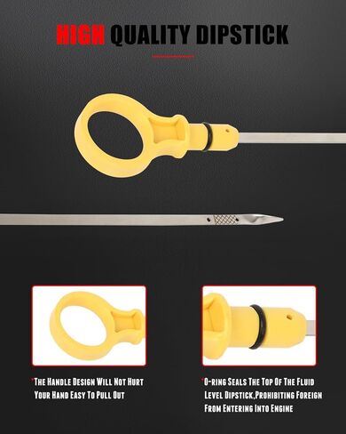 CCIYU BR3Z-6750-A Engine Oil Dipstick Replacement for 2011 2012 2013 2014 for Ford F-150 for Mustang 5.0L Dip Stick for Checking Oil Dipstick（with 5.0L V8 Engines Only） in Saudi Arabia