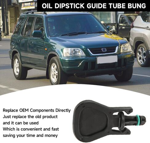 Oil Drain Plug Dipstick Dummy Plug Oil Dipstick Guide Tube Bung - Compatiblefor Audi A6 Quattro A7 Quattro A8 Quattro for Audi S4 S5 Q5 Q7 for Volkswagen Touareg 2011-2015 - Replace Part 06E115418 in Saudi Arabia