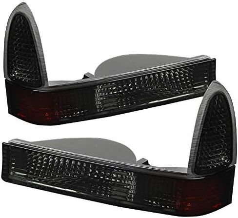 Carpartsinnovate Fits 99-04 Ford F250 F350 F450 F550 00-04 Excursion Smoke Corner Lights Turn Signal Lamps Left+Right Pair in Saudi Arabia