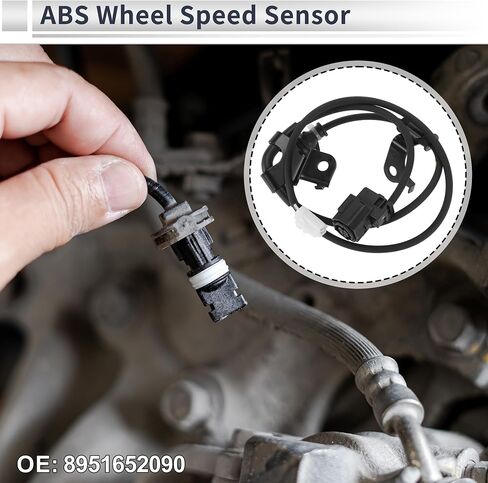 مستشعر سرعة العجلات الخلفية اليمنى ABS لسيارة Toyota Yaris 2007-2009، لـ Scion XD 2008-2009 مستشعر ABS مستشعر نظام الكبح المانع للانغلاق رقم 8951652090 1 قطعة in Saudi Arabia