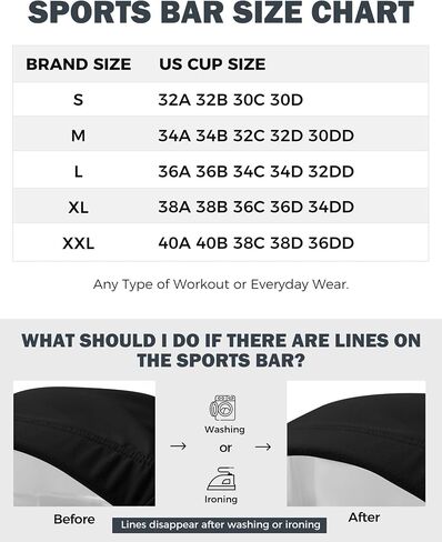 Sports Bras for Women High Support Large Bust, Outdoors High Impact Yoga Wireless Padded Bras,White Padded Low Back Athletic Sleep Workout Strappy Racerback Sports Bra Black 2XL-1 in Saudi Arabia