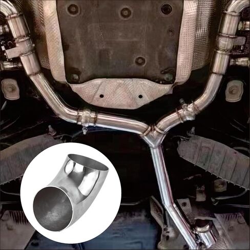 8PCS Stainless Steel Elbow 2" 90° Mandrel Bend Elbow-Thickness 16GA/.065" Wall, 304 Stainless Elbow Exhaust Tubing for Car Modified Exhaust Elbow Pipe, Stair Handrail (2 Inch) in Saudi Arabia