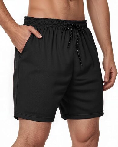 Mens Athletic Short Quick Dry Shorts Lightweight Running Workout in Saudi Arabia