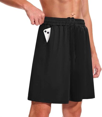 Athletic Running Shorts for Men Quick Dry Workout Gym Shorts with Pockets for Gym Basketball Casual Daily Wear in Saudi Arabia