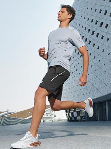 Men's 7" Running Shorts Athletic Quick Dry Basketball Workout Breathable Shorts in Saudi Arabia