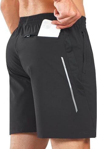 Men's 7" Running Shorts Athletic Quick Dry Basketball Workout Breathable Shorts in Saudi Arabia