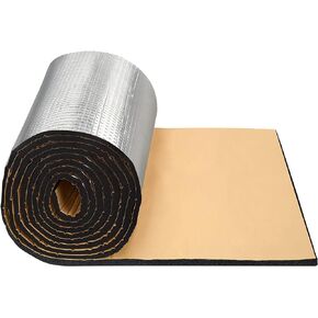 200 mil 45.2 sqft Car Sound Deadener,16.5 "x393.7 "x0.2"Insulation Dampening Material Mat , Auto Sound Insulation Foam, Waterproof and Flame Retardant Vibration Dampening Mat.