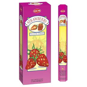 Strawberry - Box of Six 20 Gram Tubes - HEM Incense