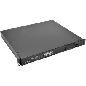 Tripp Lite Metered PDU with ATS, 2/2.4KW Single Phase, 200/240V, 10 Outlet (C13), 2 C14 Input, 3.6M Cords 1U Rack-Mount Power, TAA (PDUMH15HVAT)
