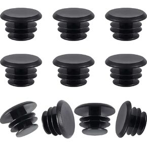 Boao 10 Pieces Handlebar Bar End Plugs Plastic Bike Handlebar Bar End Caps for Road Mountain Bike Most Bicycle