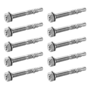 QWORK 20 Pack 5/16" X 2-3/4" 316 Stainless Steel Wedge Anchor for Office, Garage, Marine