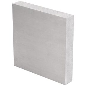 2Pack 6061 T651 Aluminum Sheet Metal 6 x 6 x 1/8 (0.125") Inch Flat Plain Aluminum Plate Covered with Protective Film, Heat Treatable Rectangle Aluminum Metal Plate for Crafting, DIY, 3mm Thick