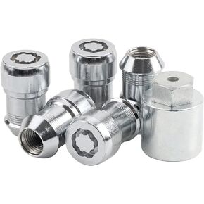 ZONFANT Wheel Locks Set Locking Lug Nuts Kit Compatible with 2018-2024 Jeep Wrangler JL 2020-2023 Jeep Gladiator JT, Replace#82215711