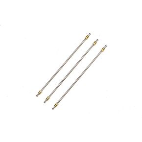 The Stop Shop 3/16 Inch Stainless Steel Brake Lines with Inverted Double Flared Ends & Fittings 16 Inches Long (Pack of 3)