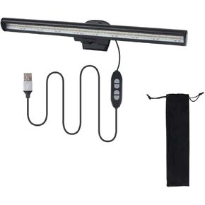 Computer Monitor Light,Screen Light Bar USB Powered Monitor Clamp Lamp,Eye Protect Clip On Monitor Lamps,Adjustable Brightness/Color,Over Monitor Light Bar