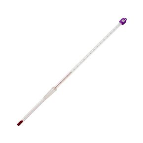 SP Bel-Art, H-B DURAC 10/30 Ground Joint Liquid-In-Glass Thermometer; -10 to 250C, 75mm Immersion, Organic Liquid Fill (B60804-1600)