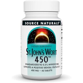 Source Naturals St. John's Wort 450 mg Supports a Positive Mental Outlook - 45 Tablets