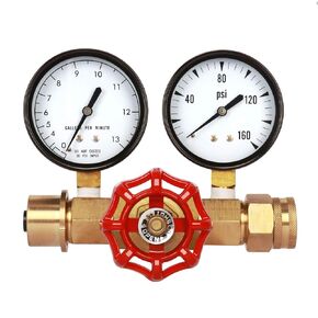 MEASUREMAN Water Pressure and Flow Test Gauge Assembly