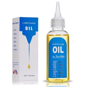 Door Hinge Lubricant Oil, Lubricating Oil 2oz(60ml) Long-Lasting for Lubricating and Protecting Door, Hinge, Lock,Tools,Machine and Equipment