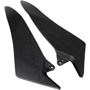 Motor ABS Plastic Gas Tank Side Cover Cowl Panel Fairing for Y-amaha YZFR1 YZF R1 2009-2014, Unpainted Black