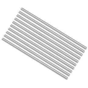 uxcell Round Steel Rod, 3.5mm HSS Lathe Bar Stock Tool 100mm Long, for Shaft Gear Drill Lathes Boring Machine Turning Miniature Axle, Cylindrical Pin DIY Craft Tool, 10pcs