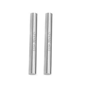 Round Steel Rod, 2 Pack 12mm x 200mm HSS Lathe Bar Stock Tool for Shaft Gear Drill Lathes Boring Machine Turning Miniature Axle DIY Craft Making