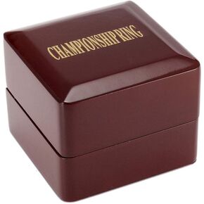 Display Wooden Ring Box for One Piece Championship Sports Big Heavy Ring
