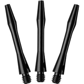 US Darts - Black Aluminum Dart Shafts - 3 Sets (9 shafts), Short (1/2 inch), incl. O'rings in Saudi Arabia