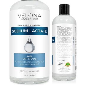 velona Sodium Lactate 60% - 8 oz, USP Grade, Soap Making, with Pump in Kuwait