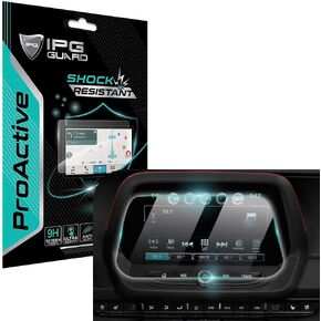 IPG ProActive for CHEVY CAMARO 2016/2024 SS - ZL - 1LS - LT - LT1 8 Inch NAVIGATION Display 9H Hardness Screen Protector Smooth Glass Touch Ultra Responsive High Clarity Anti Scratch Smudge & Shock