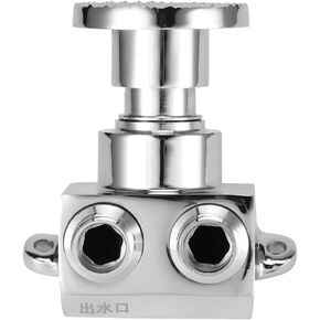 Foot Pedal Valve, Automatic Cold Water Tap Foot Pedal Control Valve /2in Round Foot Valve Durable Suitable For Hospitals, Schools, Office Buildings