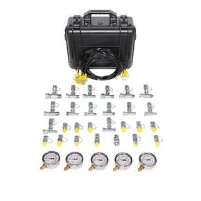 XZT 60K Digital Hydraulic Pressure Test Coupling Kit,Pressure Gauge,Test Hose,Test Point for Excavator Construction Machinery Repair