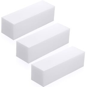 UHMW Tapping Block Rectangular Ultra High Molecular Weight Polyethylene Solid Plastic Blocks for Machining Engineering Flooring Home DIY Projects(12" x 2.4" x 2.4", 2 Pcs)